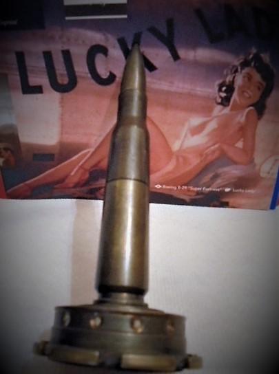 WW2 .50cal. Table Lighter.