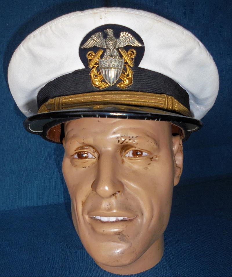 WWII U.S. Navy Lieutenant Commanders Visor Cap