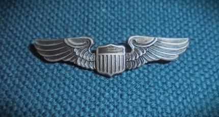 USAAF WWII cap size pilots wings