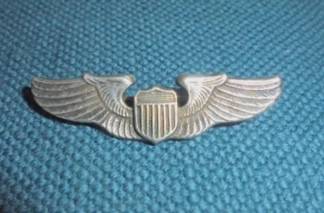 Cap Size USAAF Pilots Wings WWII