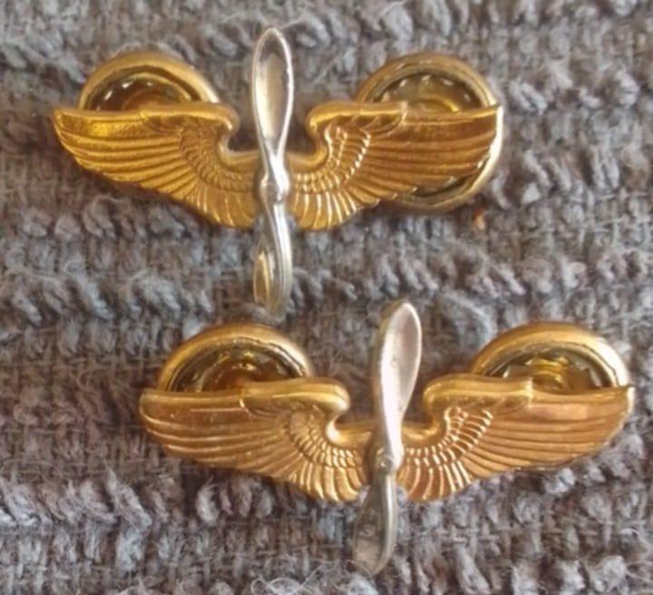 USAAF Pilots wings A.E. Co.